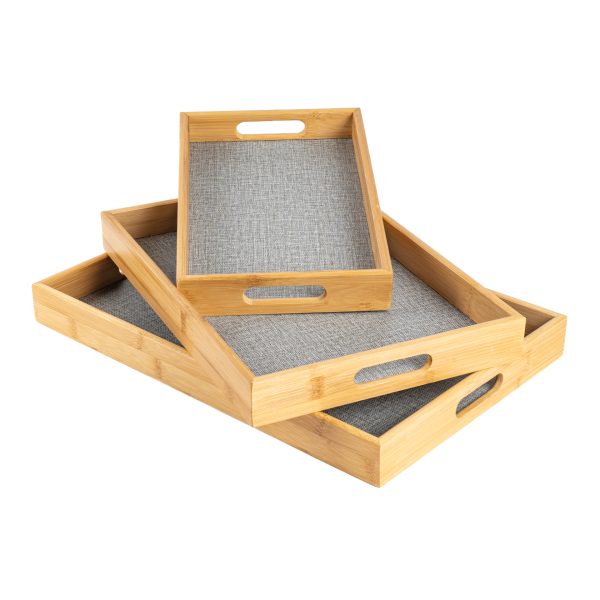 BAMBU TRAY GREY
